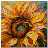 Sunflower magic painting by numbers - shipping from DE